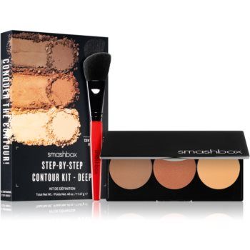 Smashbox Step By Step Contour Kit Patela pentru conturul fetei cu pensula