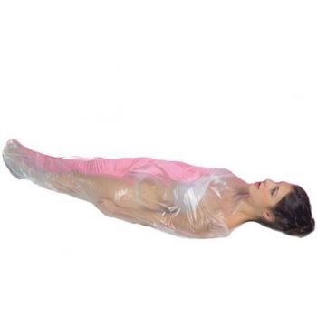 Cearsaf de Plastic Parargil pentru Impachetari Corporale, 170 x 200 cm - Yamuna,  25 buc