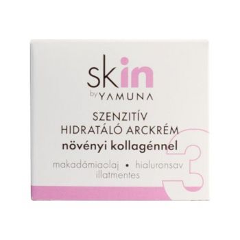 Crema Faciala Hidratanta cu Colagen pentru Ten Sensibil Yamuna, 50 ml la reducere