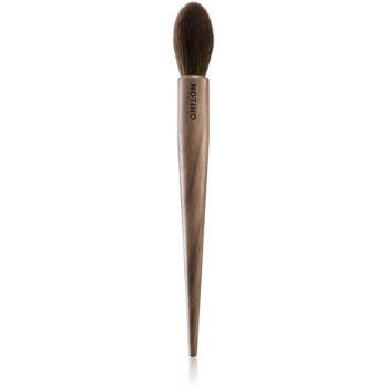 Notino Wooden Collection Blush & bronzer brush pensula pentru fardul de obraz sau bronzer