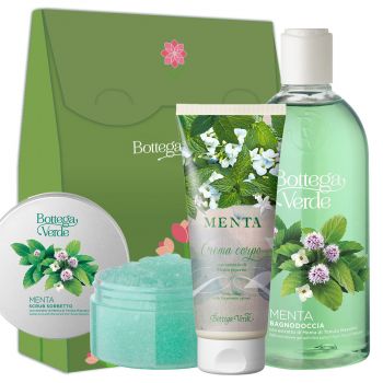 Set cadou femei ingrijire delicata cu extract de menta