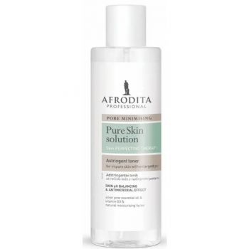 Lotiune Tonica Astringenta - Cosmetica Afrodita Pure Skin Solution Astringent Toner, 190 ml