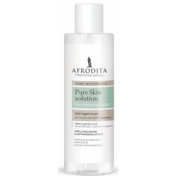 Lotiune Tonica Astringenta - Cosmetica Afrodita Pure Skin Solution Astringent Toner, 190 ml