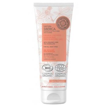 Gel Exfoliant Hialuronic - Hidratare si Iluminare pentru Toate Tipurile de Ten Natura Siberica, 75 ml