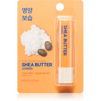 Holika Holika Pure Essence Shea Butter balsam pentru buze cu efect hidratant unt de shea