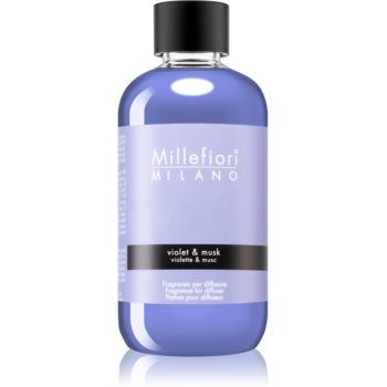 Millefiori Natural Violet & Musk reumplere în aroma difuzoarelor