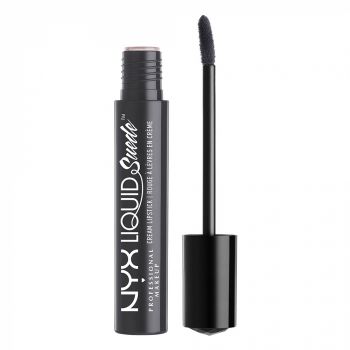 Ruj lichid mat NYX Professional Makeup Liquid Suede Cream, 01 Stone Fox, 4 ml