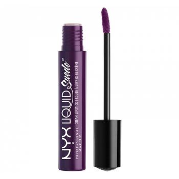 Ruj lichid mat NYX Professional Makeup Liquid Suede Cream, 19 Subversive Socialite, 4 ml