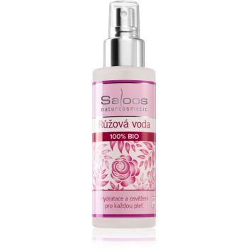 Saloos Floral Water Rose 100% Bio loțiune tonică cu apă florală pentru strălucire și revitalizare