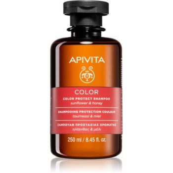 Apivita Color Seal Shampoo șampon pentru protecția părului vopsit