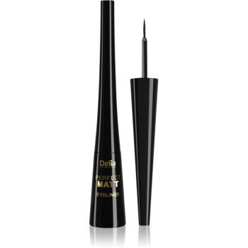 Delia Cosmetics Perfect Matt Shape Master eyeliner cu efect matifiant ieftin