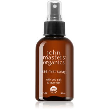 John Masters Organics Sea Salt & Lavender Sea Mist Spray spray cu sare de mare si lavanda pentru cresterea in lungime a parului ieftin