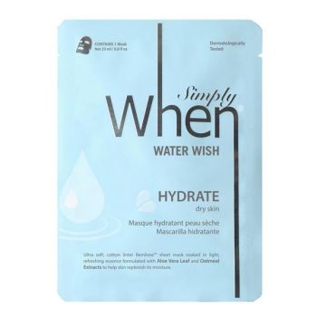 Masca Hidratanta pentru Ten Uscat Water Wish Simply When, 23 ml