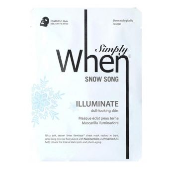 Masca pentru Luminozitate cu Vitamina C Snow Song Simply When, 23 ml