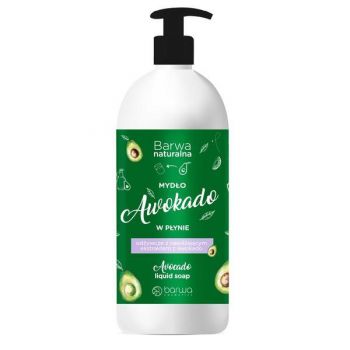 Sapun lichid cu avocado, 500 ml, Barwa Cosmetics