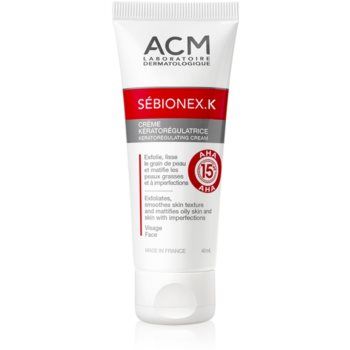 ACM Sébionex K crema matifiere protectoare pentru ten gras cu imperfectiuni Cu AHA Acizi ACM Sébionex K crema matifiere protectoare pentru ten gras cu imperfectiuni Cu AHA Acizi
