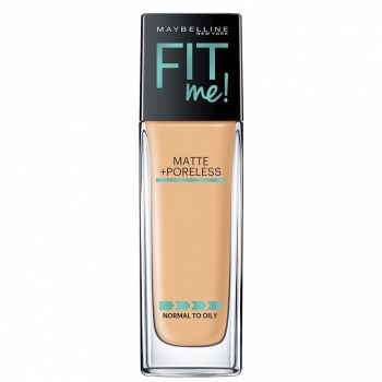 Fond de ten cu aspect mat MAYBELLINE FIT ME Matte Poreless, 122 Creamy Beige, 30 ml