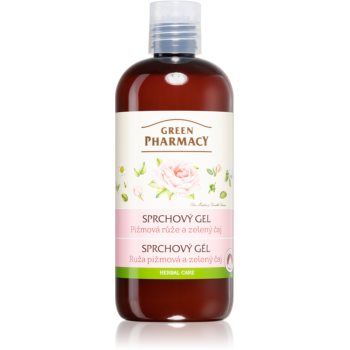 Green Pharmacy Body Care Rose & Green Tea gel de duș mătăsos ieftina