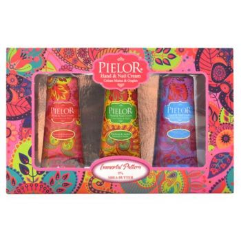 Set cremă de mâini Pielor Immortal Pattern Pink, 3 buc X 30 ml