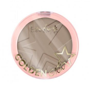 Pudra compacta Lovely Golden Glow New Edition 03, 10 g