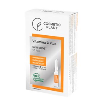 Fiole Skin Boost Vitamina C Plus Cosmetic Plant, 10 x 2 ml ieftin