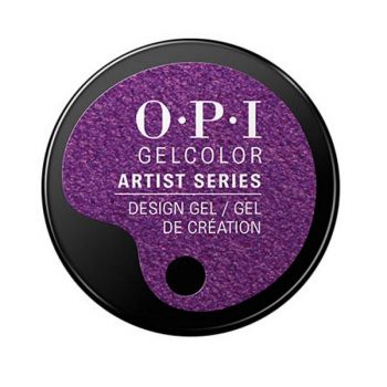 Gel Unghii Semipermanent pentru Design - OPI GelColor Artist Series Grape Minds Think Alike, 6 g