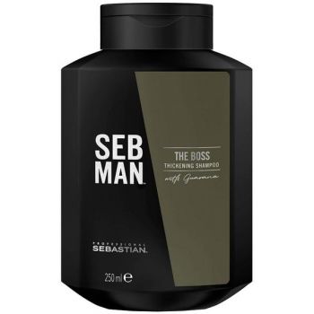 Sampon pentru Ingrosarea Firului de Par - Sebastian Professional SEB Man The Boss Thickening Shampoo, 250 ml