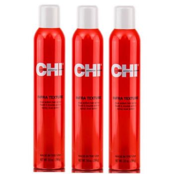 Pachet 3 x Spray pentru Stralucire cu Fixare - CHI Farouk Infra Texture Hair Spray 284 g de firma original