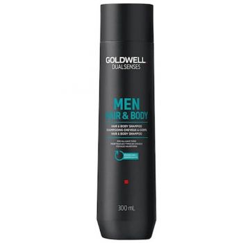 Sampon Barbati pentru Par si Corp - Goldwell Dual Senses Men Hair & Body Shampoo, 300 ml
