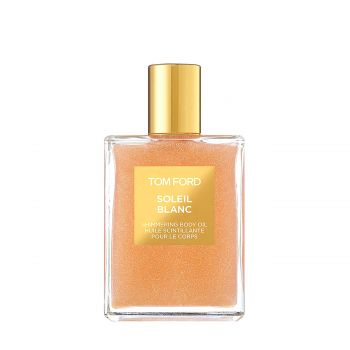 Soleil blanc shimmer body oil - rose gold 100 ml