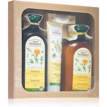 Green Pharmacy Herbal Care set cadou(pe fata , corp si par) de firma original