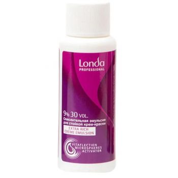 Oxidant Permanent 9% - Londa Professional Extra Rich Creme Emulsion 30 vol 60 ml de firma original