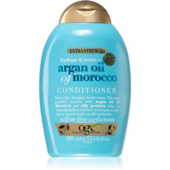 OGX Argan Oil Of Morocco Extra Strenght balsam pentru regenerare pentru par deteriorat OGX Argan Oil Of Morocco Extra Strenght balsam pentru regenerare pentru par deteriorat