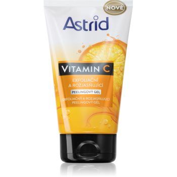 Astrid Vitamin C gel exfoliant pentru o piele mai luminoasa