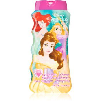 Disney Princess Bubble Bath and Shampoo gel de dus si baie pentru copii