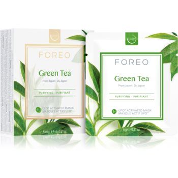 FOREO UFO™ Green Tea Masca pentru fata cu efect catifelant si revigorant ieftina