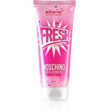 Moschino Pink Fresh Couture gel de dus si baie pentru femei de firma original