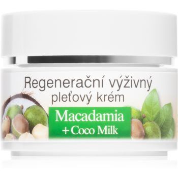 Bione Cosmetics Macadamia + Coco Milk crema de fata regeneratoare nutritie si hidratare