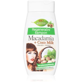 Bione Cosmetics Macadamia + Coco Milk sampon pentru regenerare