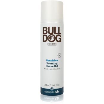 Bulldog Sensitive Foaming Shave Gel gel pentru bărbierit pentru piele sensibilă