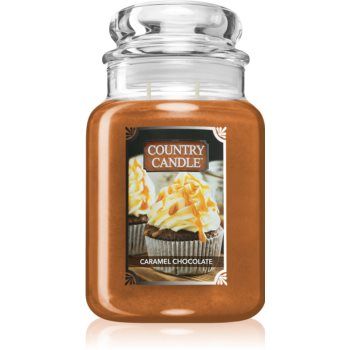 Country Candle Caramel Chocolate lumânare parfumată