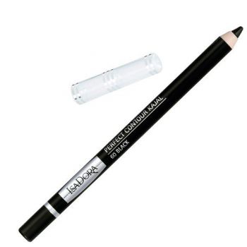 Creion Contur de Ochi - Perfect Contour Kajal Isadora, numarul 60 Black ieftin