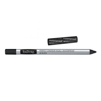 Creion Contur Ochi Rezistent la Apa- Perfect Contour Kajal Waterproof Isadora 1,2 g, nuanta 60 Black