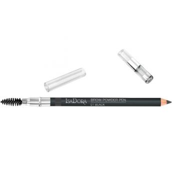 Creion pentru Sprancene - Isadora Brow Powder Pen, nuanta 01 Black de firma original