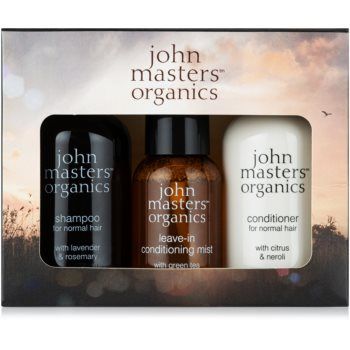 John Masters Organics Lavender & Rosemary Set de călătorii III. (pentru păr)