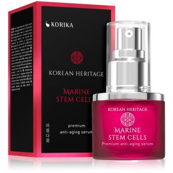 KORIKA Korean Heritage Marine Stem Cells Premium Anti-aging Serum ser facial anti-aging, cu celule stem