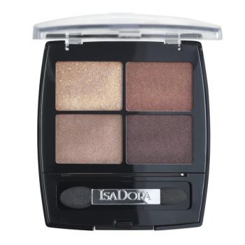 Paleta de Farduri - Eye Shadow Quartet Isadora 5 g, nuanta 18 Boho Browns la reducere