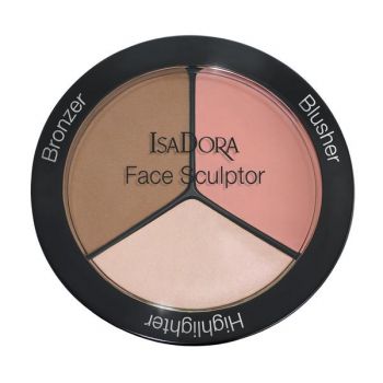 Paleta pentru Conturul Fetei - Face Sculptor Isadora 18 g, nuanta 01 Warm Peach