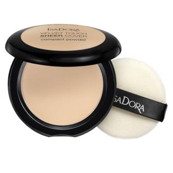 Pudra Compacta - Velvet Touch Sheer Cover Compact Powder Isadora 10 g, nuanta 41 Neutral Ivory