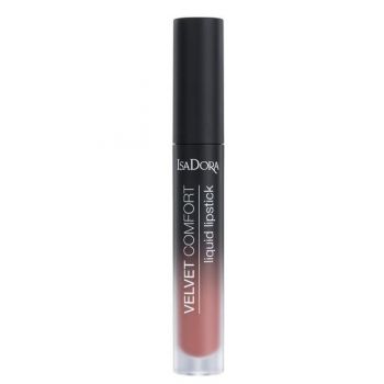 Ruj de Buze Lichid - Velvet Comfort Liquid Lipstick Isadora 4 ml, nuanta 52 Coral Rose la reducere